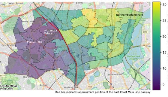 Northumberland Park map